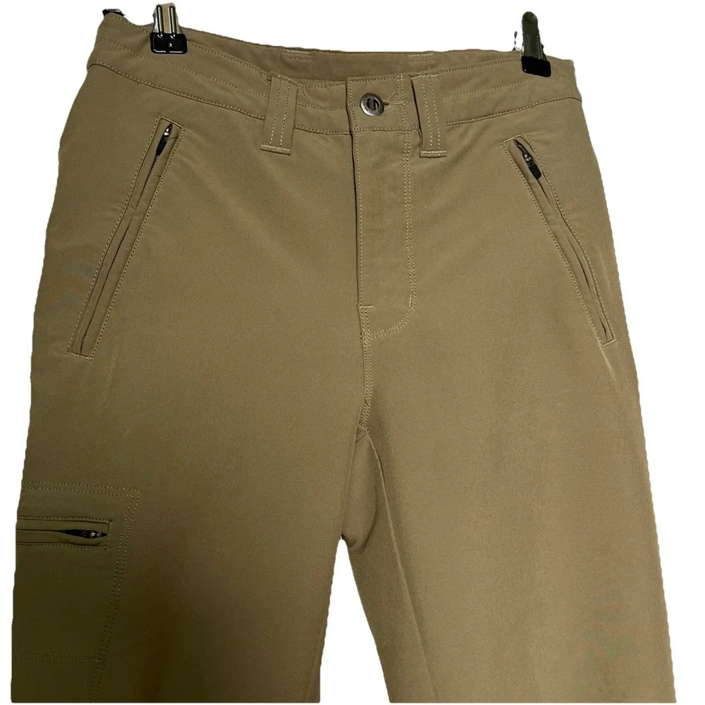 Patagonia Common Threads Pants Mens 28/30 Tan Zipped Pockets